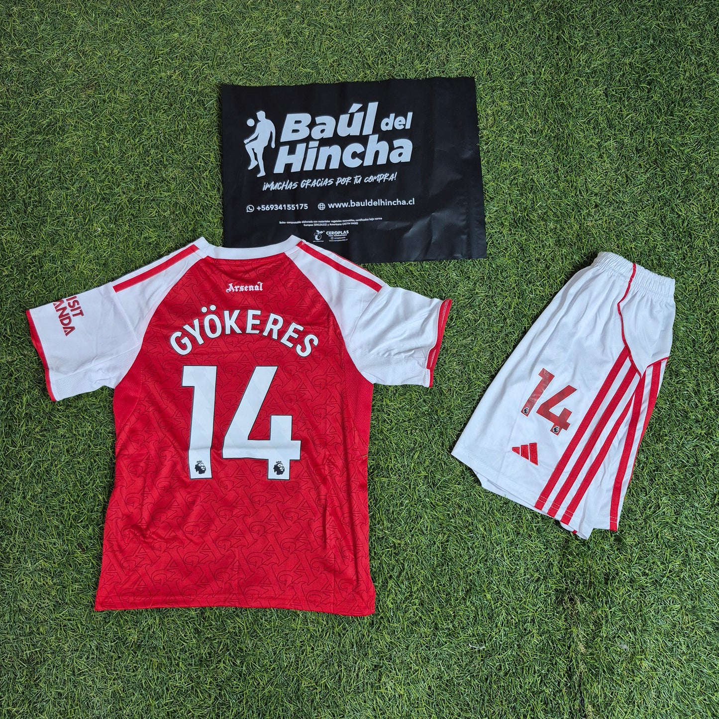 Kit Arsenal Local 2025-2026 Versión Infantil Niño