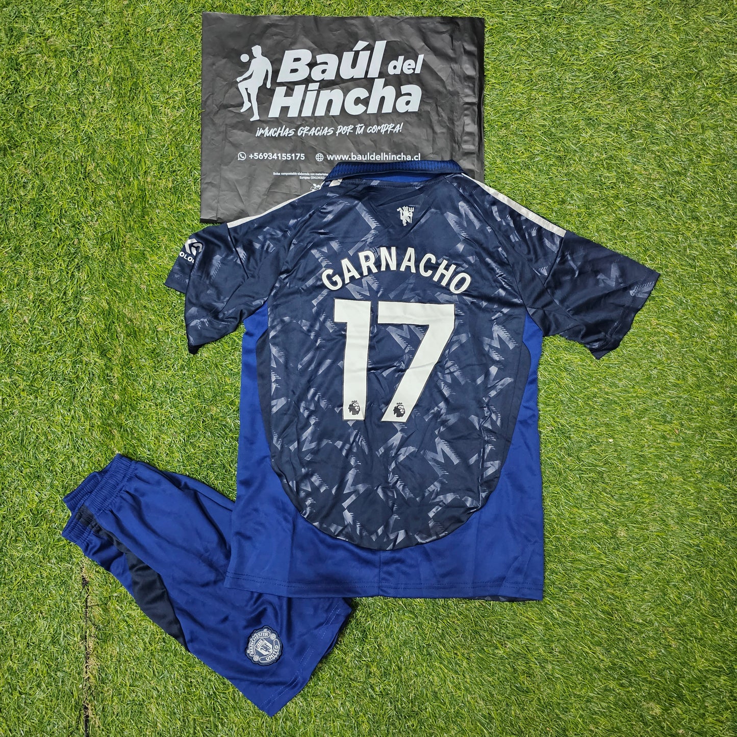 Kit Manchester United Visita 2024-2025 Versión Infantil Niño