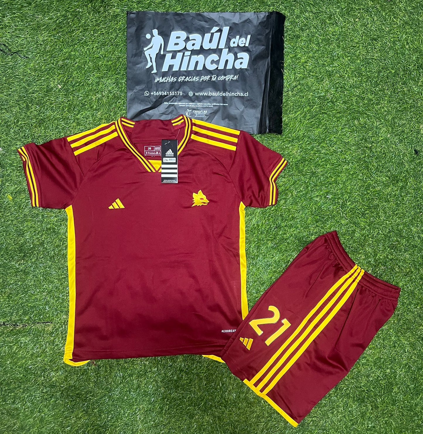 Kit Roma Dybala 2023-2024 Versión Infantil Niño