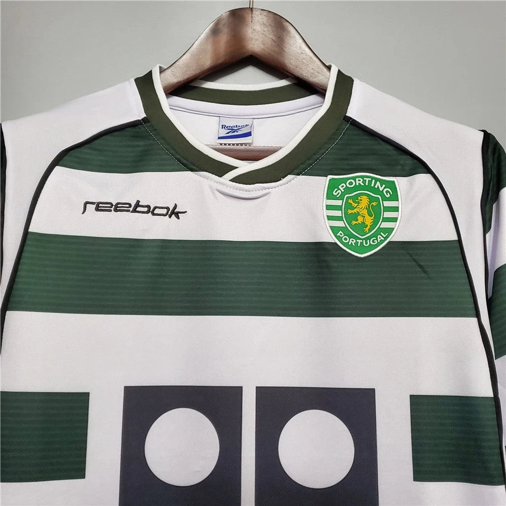 Camiseta Sporting Lisboa Local 2002-2003 Versión Retro