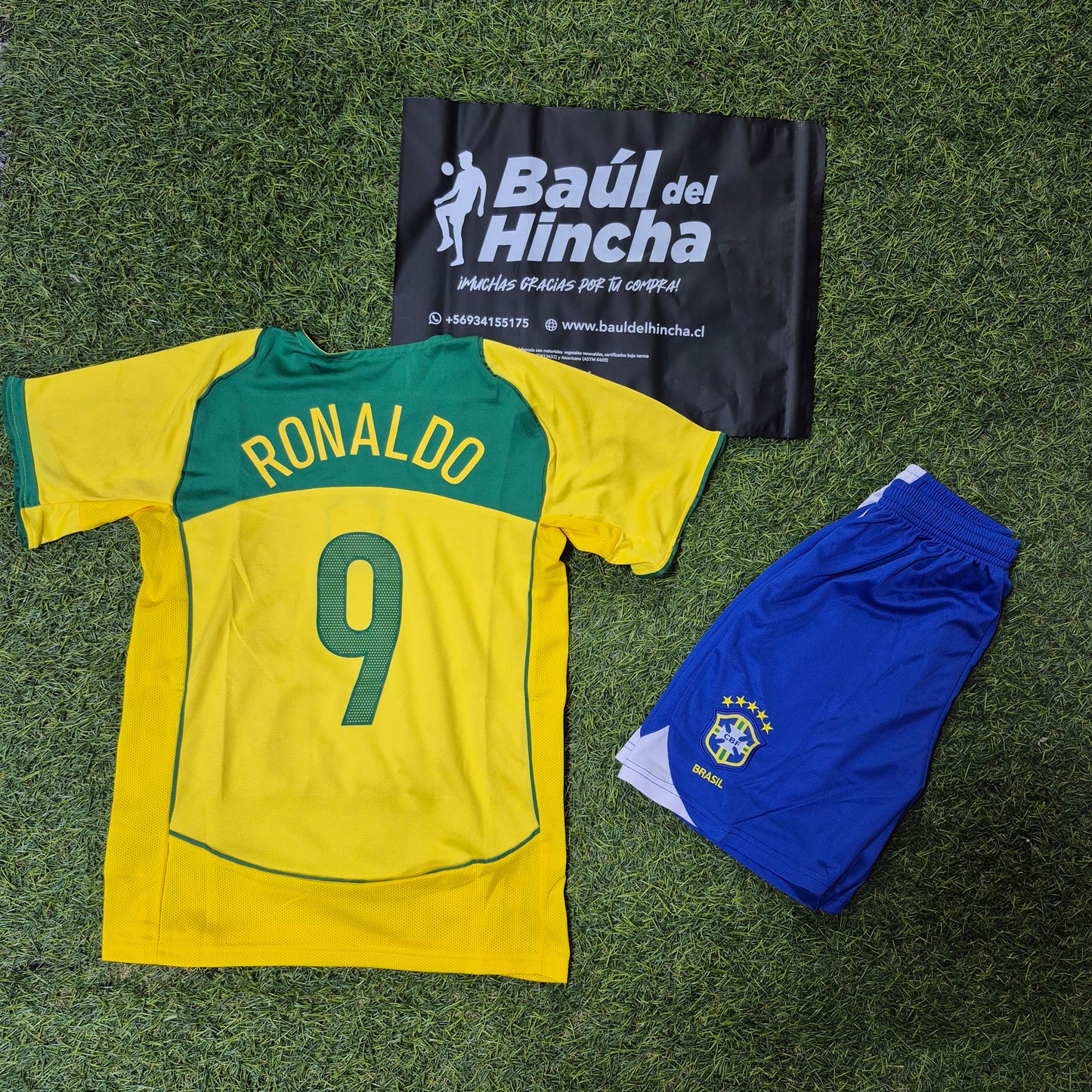 Kit Brasil Local 2004 Versión Infantil Niño Retro