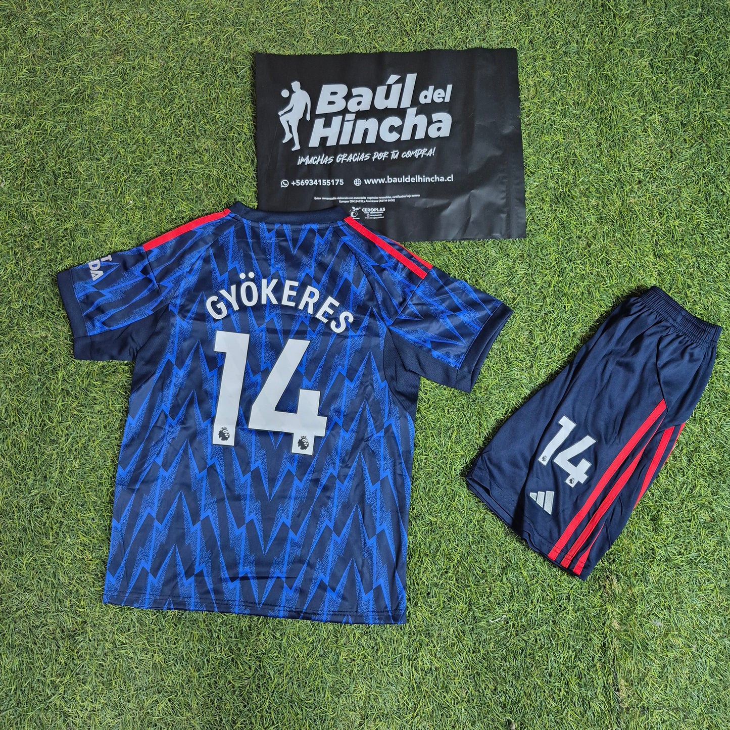 Kit Arsenal Visita 2025-2026 Versión Infantil Niño