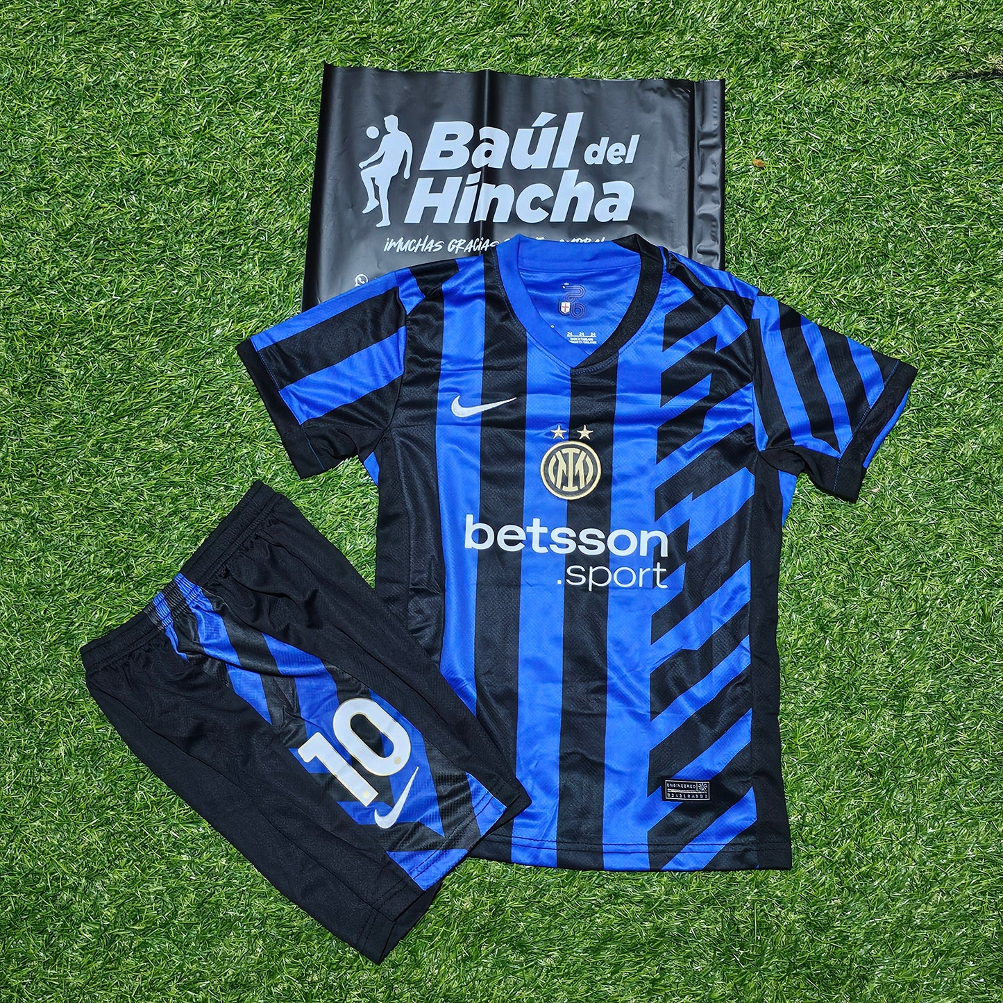 Kit Inter de Milán Local 2024-2025 Versión Infantil Niño