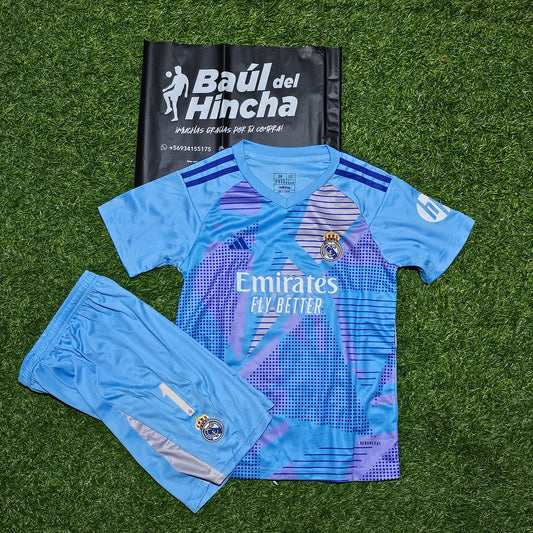 Kit Real Madrid Arquero 2024-2025 Versión Infantil Niño