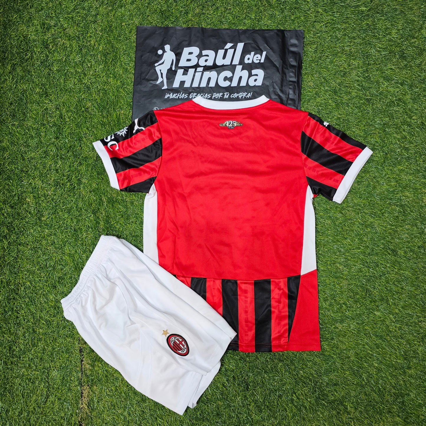 Kit Milán Local 2024-2025 Versión Infantil Niño