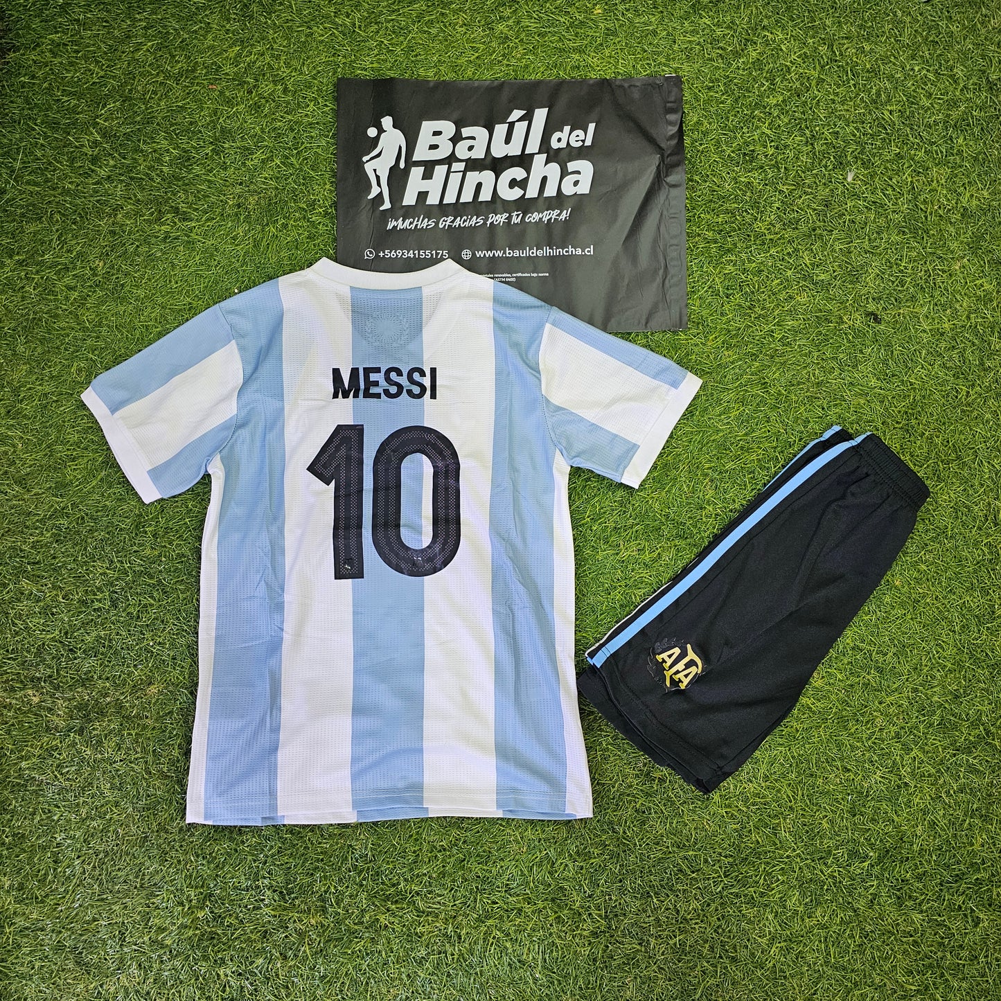 Kit Argentina Local aniversario 2024-2025 Versión Infantil Niño
