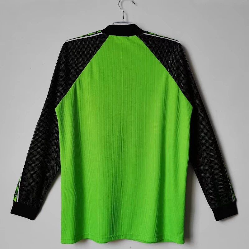 Camiseta Manchester United Arquero/Portero Manga Larga 1998-1999 Versión Retro