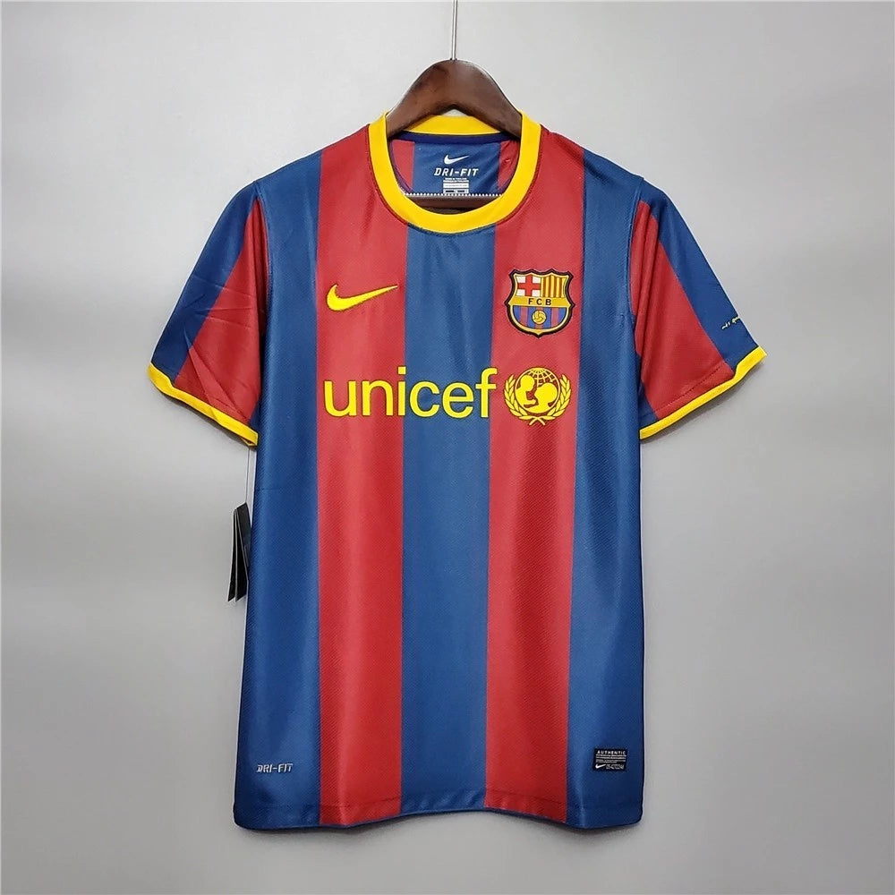 Camiseta Barcelona 2010 Manga Larga 2010 2011 Barcelona Retro