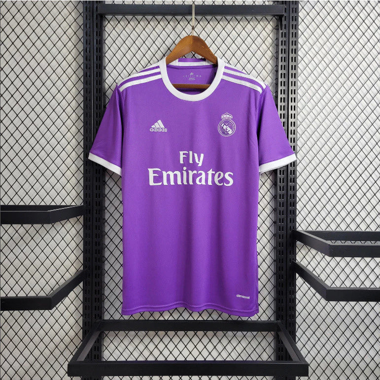 Camiseta Real Madrid Visita 2016-2017 Versión Retro