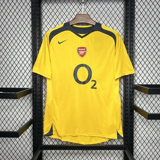 Camiseta Arsenal Visita 2005-2006 Versión Retro