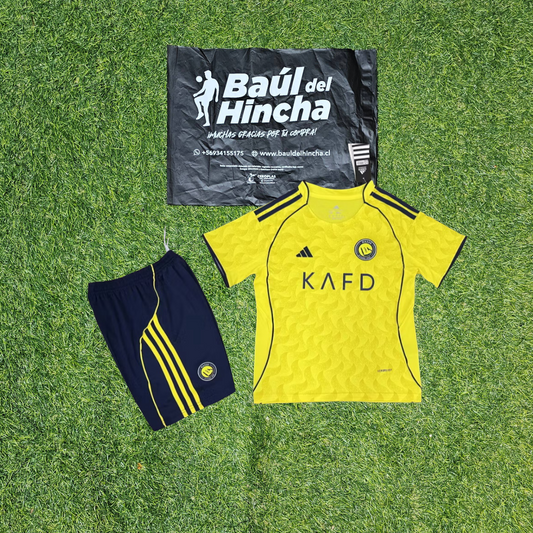 Kit Al-Nassr Local 2025-2026 Versión Infantil Niño