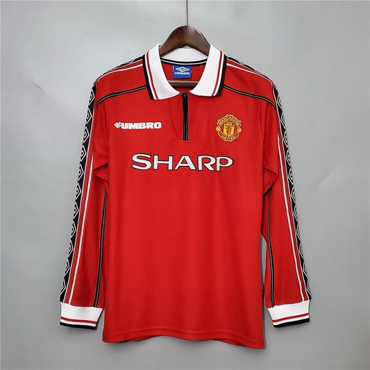 Camiseta Manchester united Manga larga 1998/1999 RETRO
