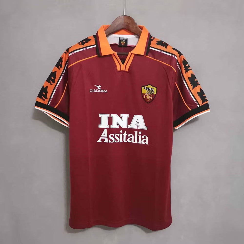 Camiseta Roma Local 1998-1999 Versión Retro