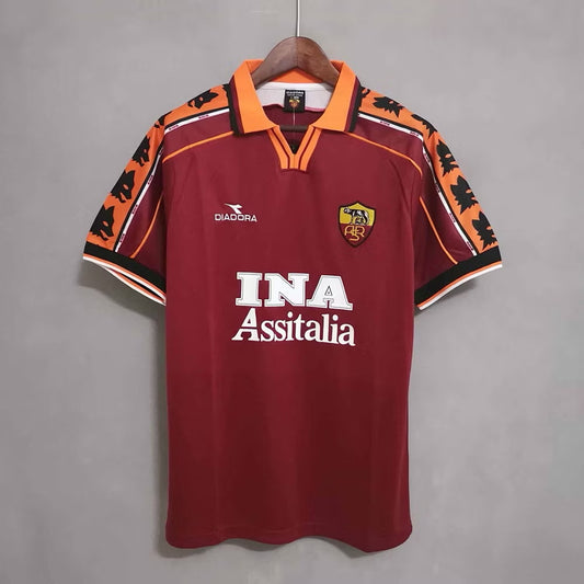 Camiseta Roma Local 1998-1999 Versión Retro