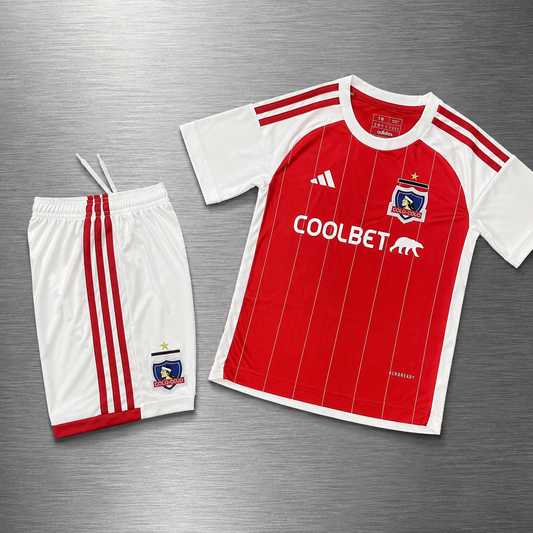 Kit Colo-Colo Tercera 2024-2025 Versión Infantil Niño