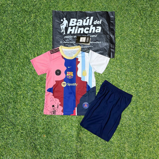 Kit Edicion Especial Messi Niño