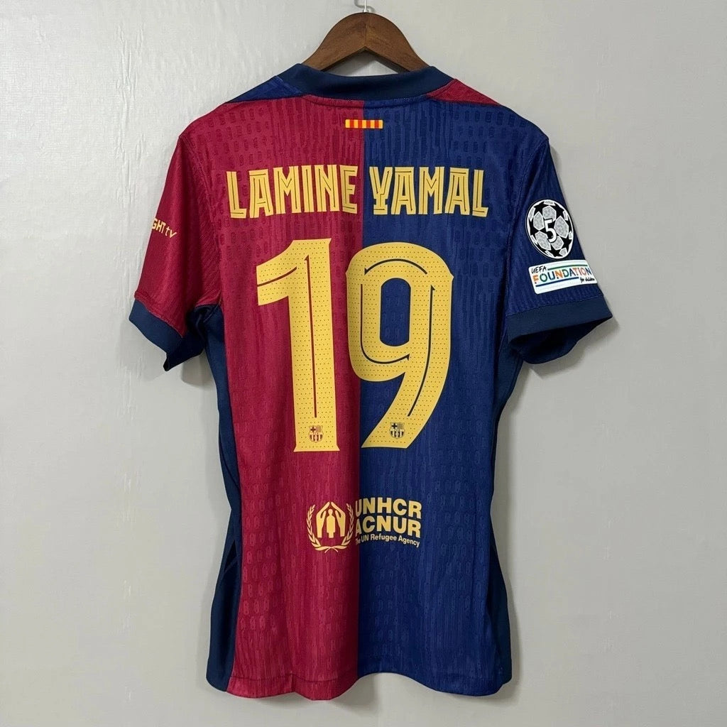 Camiseta Barcelona Local NIÑO 2024-2025 Version Fan