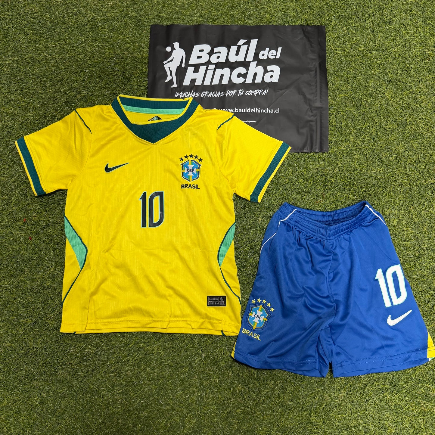 Kit Brasil Local Mundial 2026 Versión Infantil Niño