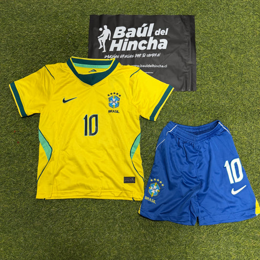 Kit Brasil Local Mundial 2026 Versión Infantil Niño