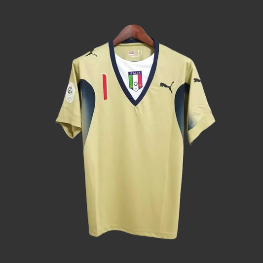 Camiseta Italia Portero/Arquero 2006 Versión Retro