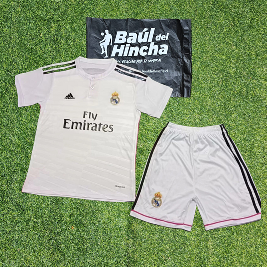 Kit Real madrid Local 2014 / 2015 retro Niño