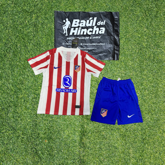 Kit Atlético de Madrid Local Niño 2025-2026
