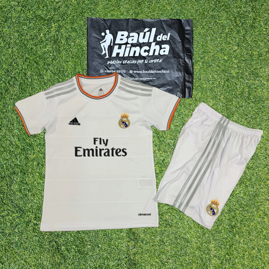 Kit Real madrid Local 2013 / 2014 retro Niño