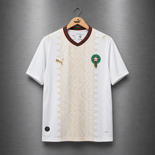 Camiseta Marrueccos Visita Mundial 2026 Version Fan