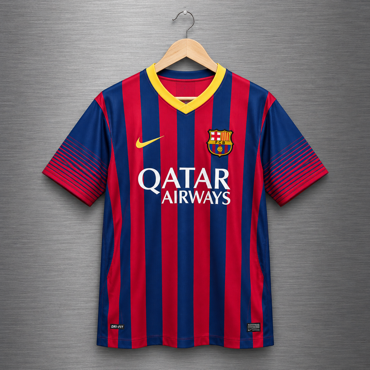 Camiseta Barcelona Local 2013-2014 Versión Retro
