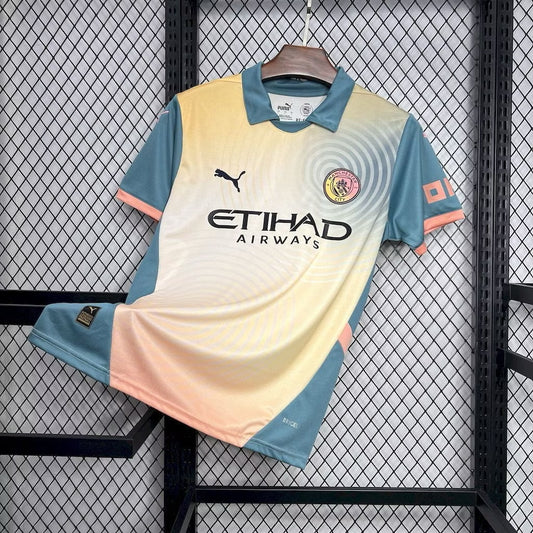 Camiseta  MANCHESTER CITY EDICION ESPECiAL OASIS 2024-2025 Version Fan