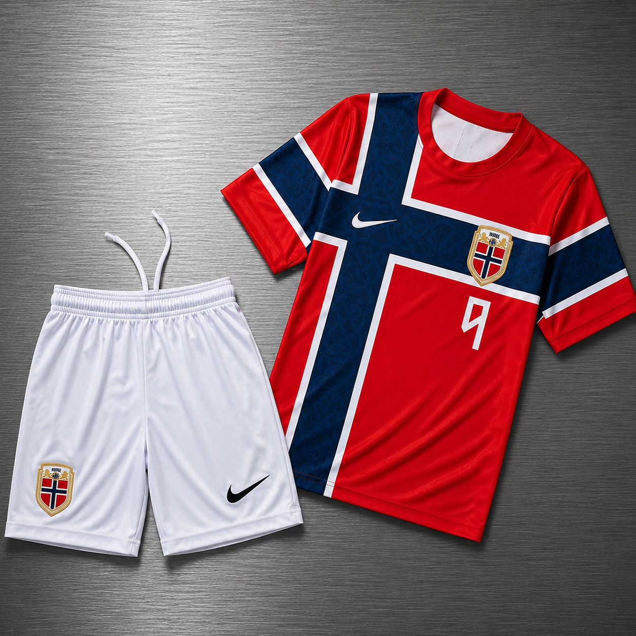 Kit Noruega Local Mundial 2026 Versión Infantil Niño