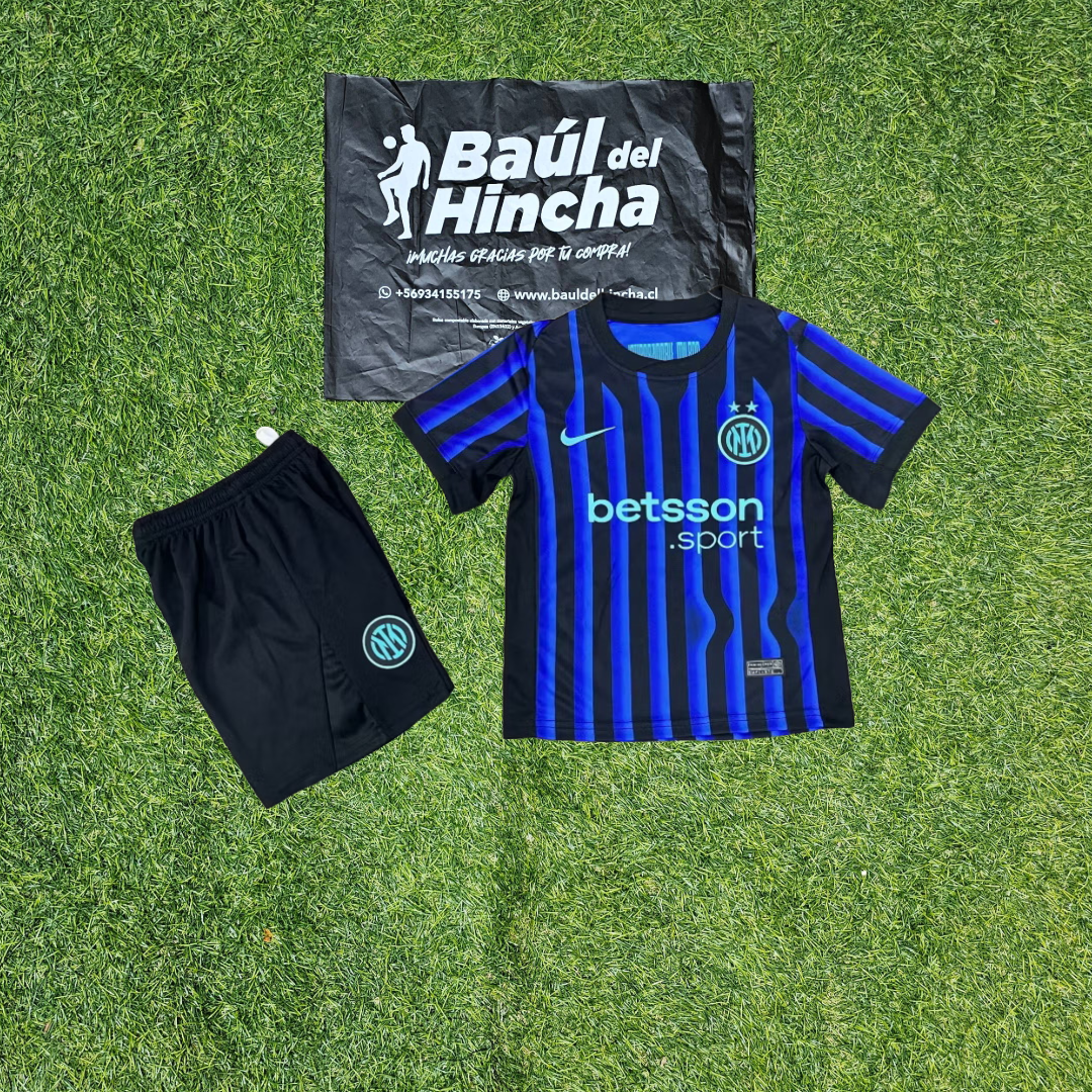 Kit Inter de milan Local 2025 / 2026  Niño