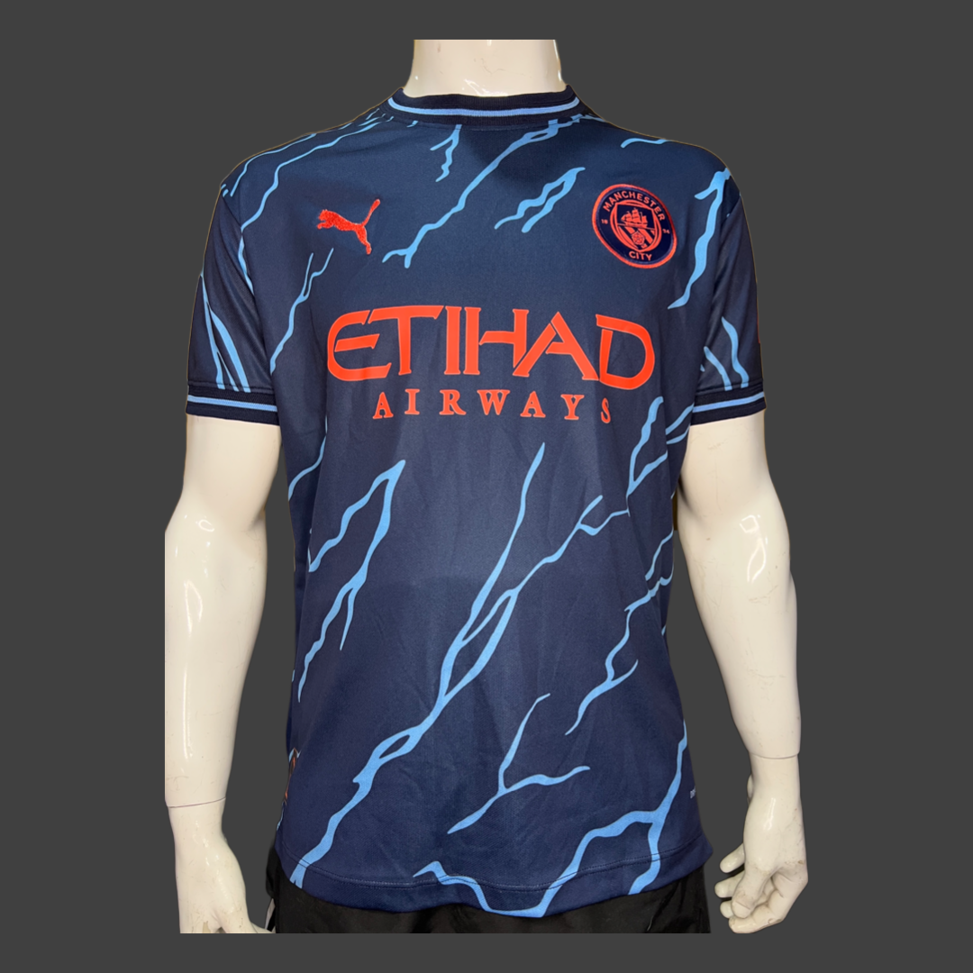 Camiseta Manchester Cityl Niño 2023-2024 Version Fan