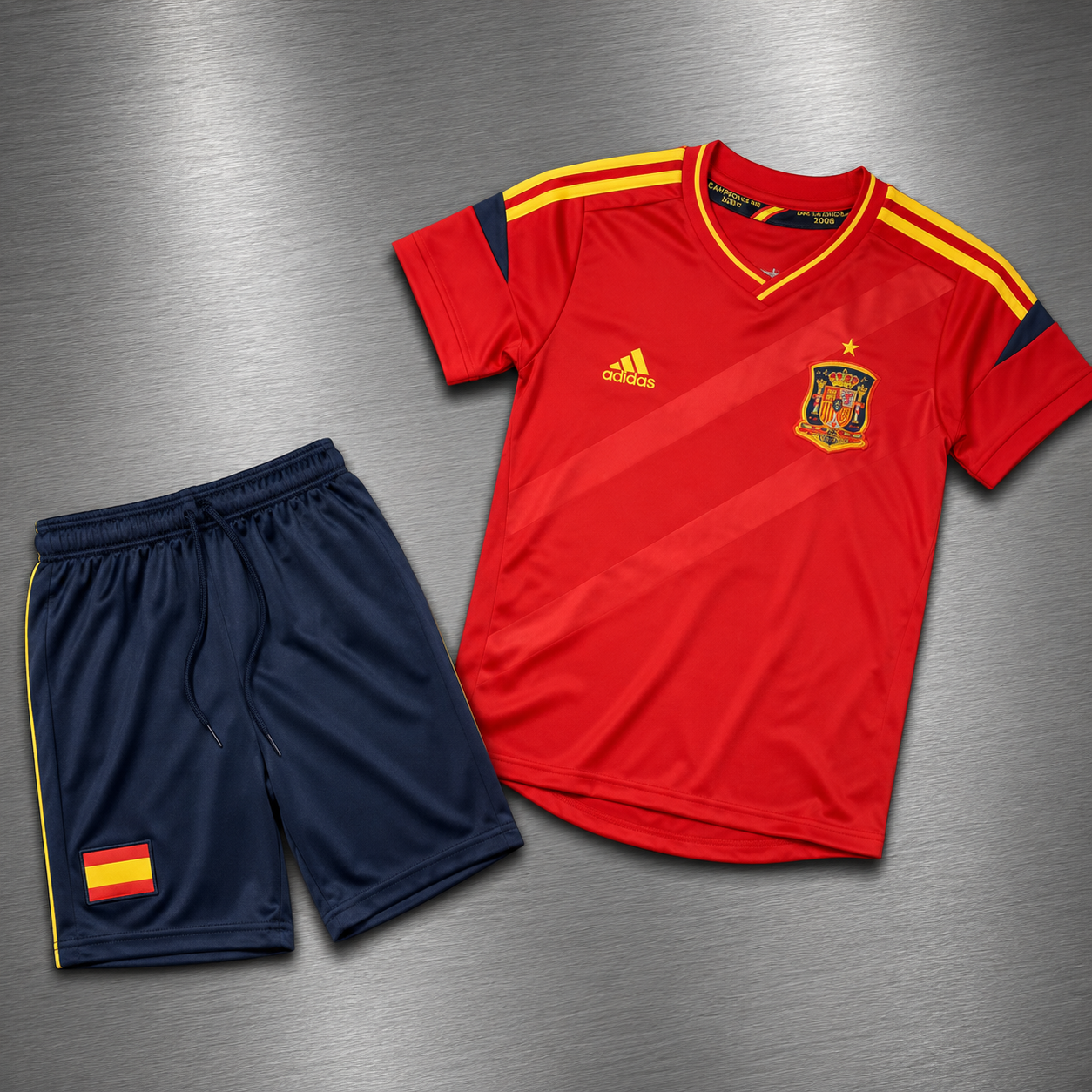 Kit España Local 2012  Versión Infantil Niño Retro