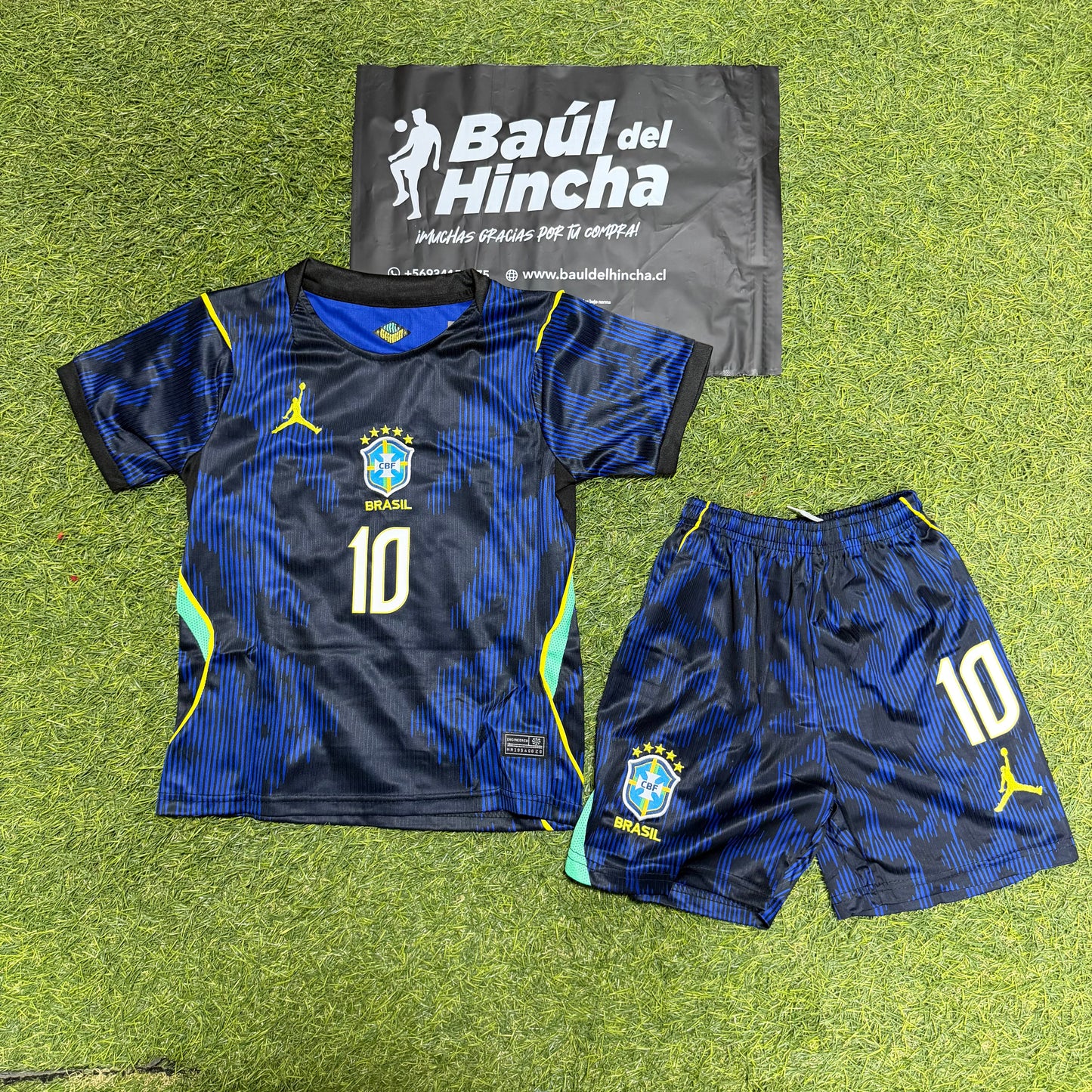 Kit Brasil Visita Mundial 2026 Versión Infantil Niño