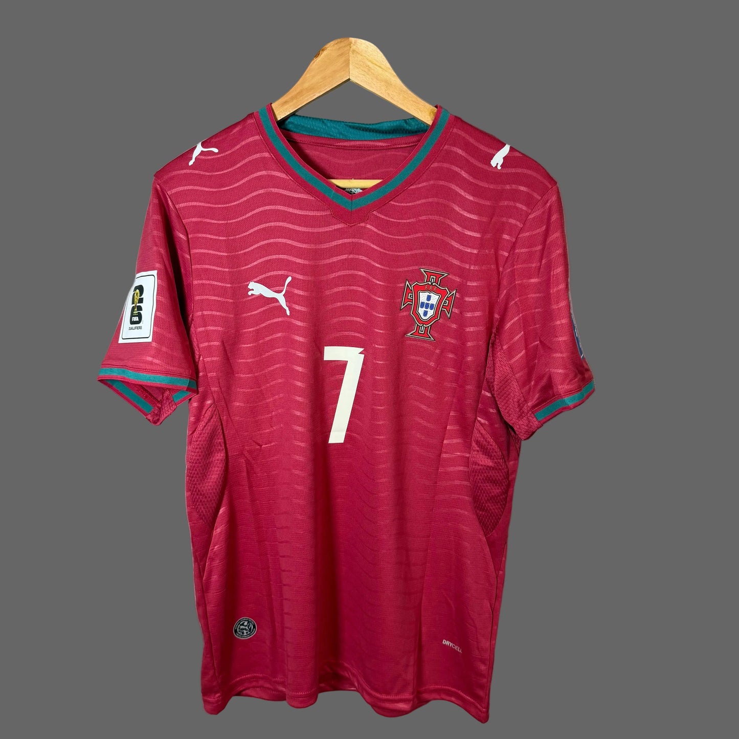 Camiseta Portugal Local Mundial 2026 Version Fan