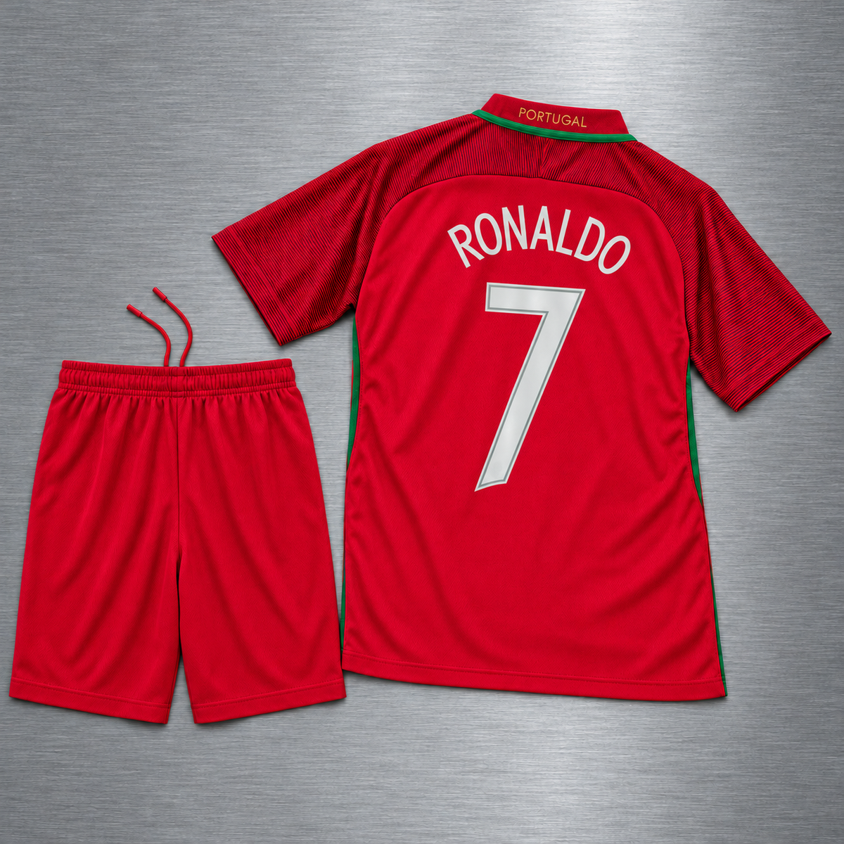 Kit Portugal Local 2016-2017 Versión Infantil Niño Retro