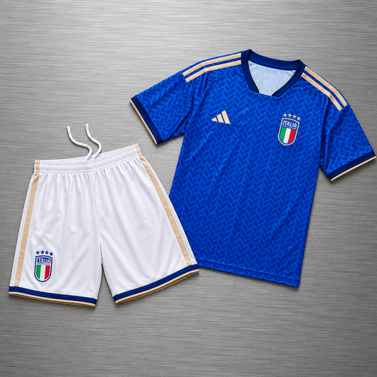Kit Italia Local Mundial 2026 Versión Infantil Niño
