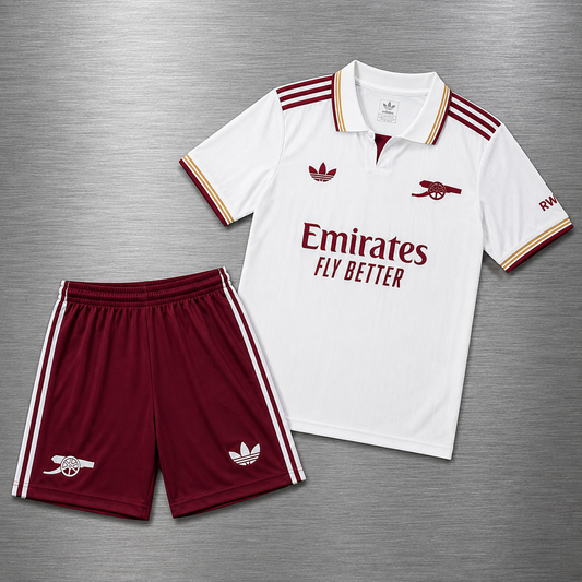 Kit Arsenal Tercera 2025-2026 Versión Infantil Niño
