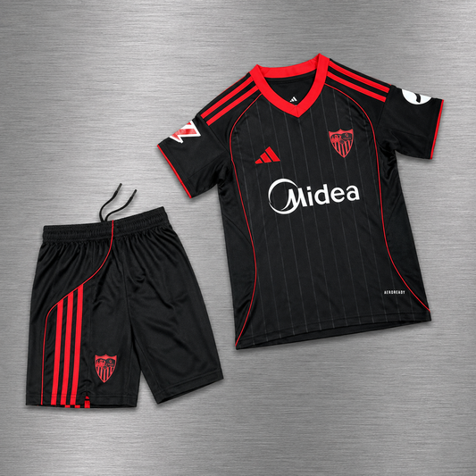 Kit Sevilla Tercera 2025-2026 Versión Infantil Niño