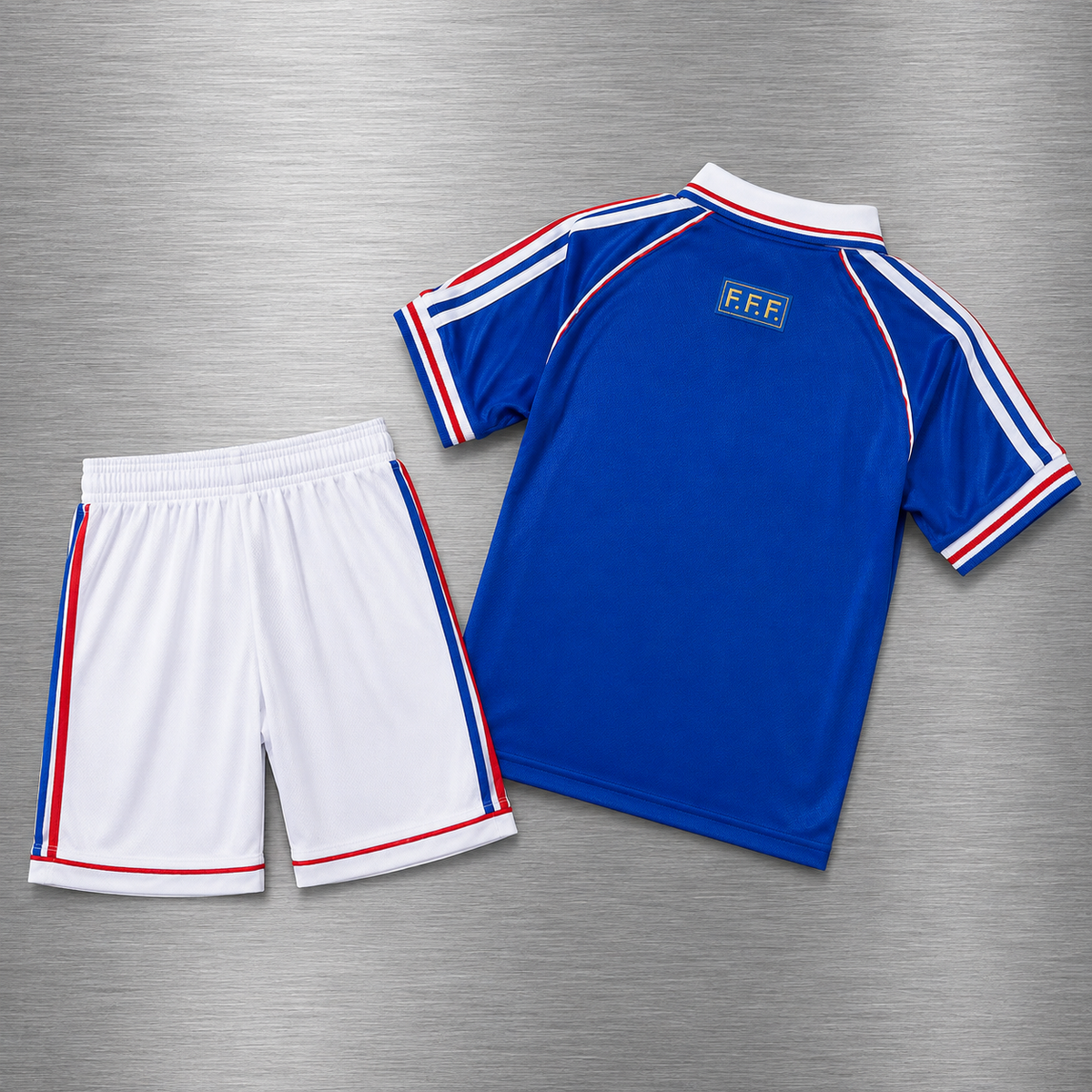 Kit Francia Local 1998 Versión Infantil Niño Retro