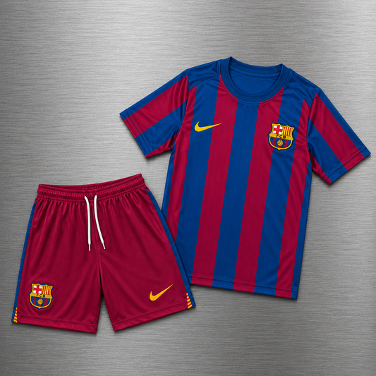 Kit Barcelona Local 2005-2006 Versión Infantil Niño Retro