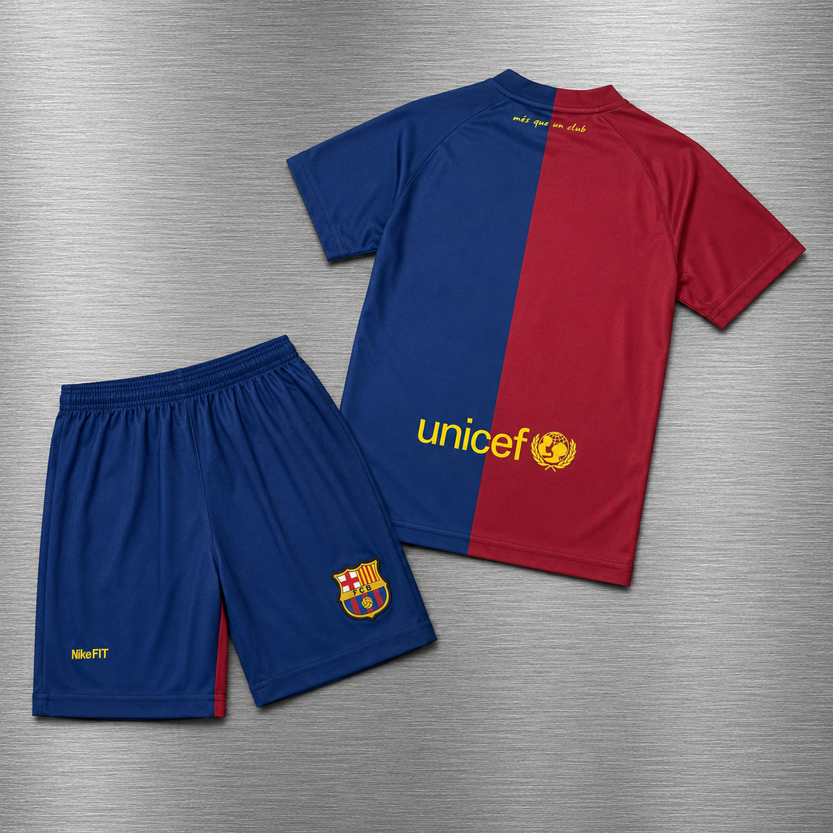 Kit Barcelona Local 2008-2009 Versión Infantil Niño Retro