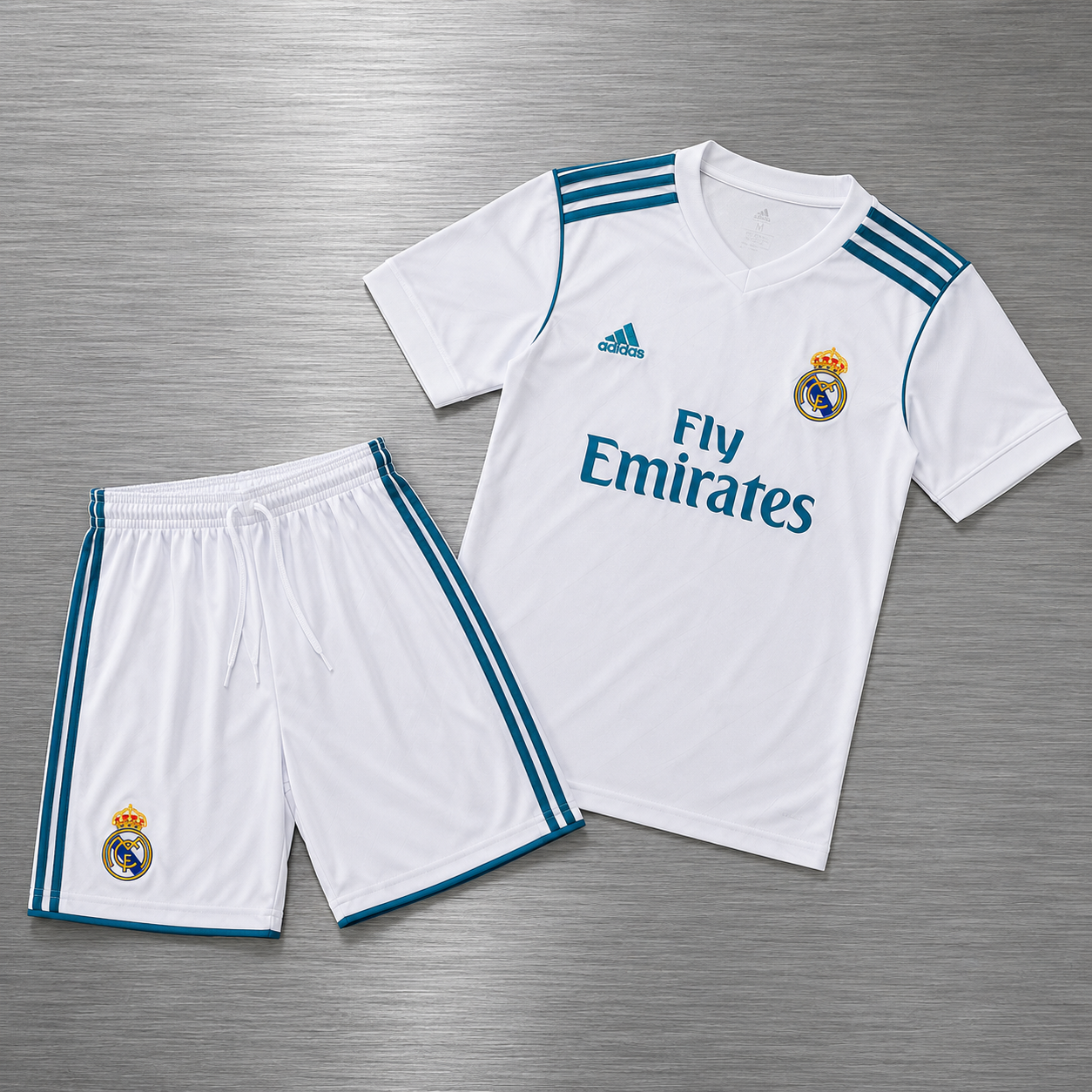 Kit Real Madrid Local 2017-2018 Versión Infantil Niño Retro