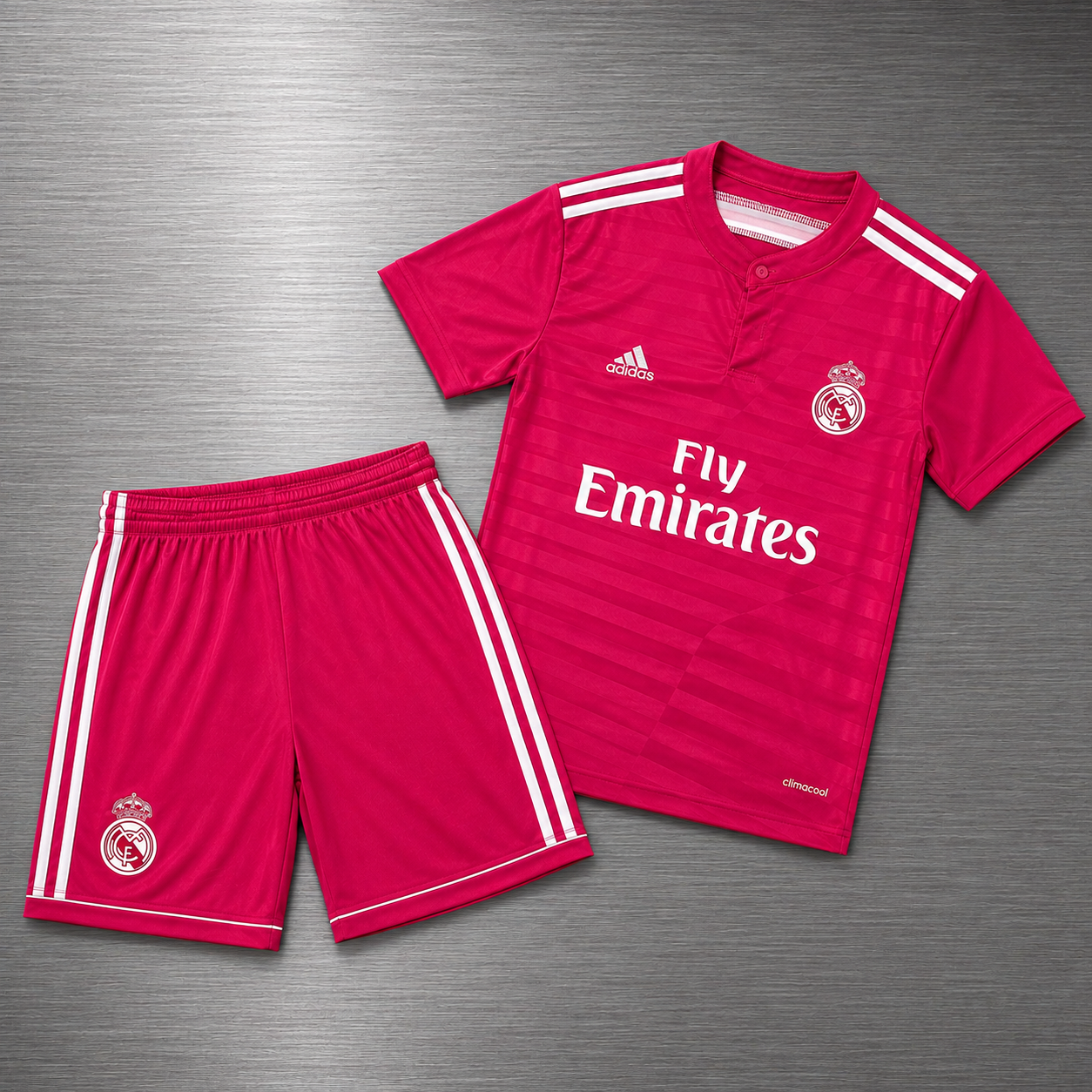 Kit Real Madrid Visita 2014-2015 Versión Retro Infantil Niño