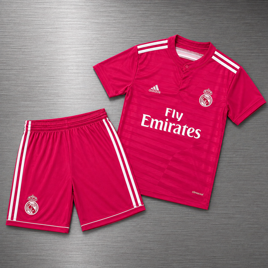 Kit Real Madrid Visita 2014-2015 Versión Retro Infantil Niño