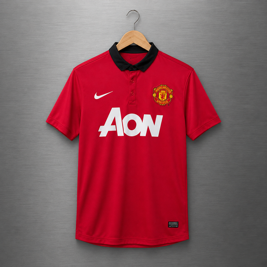 Camiseta Manchester United local  2013-2014 Versión Retro