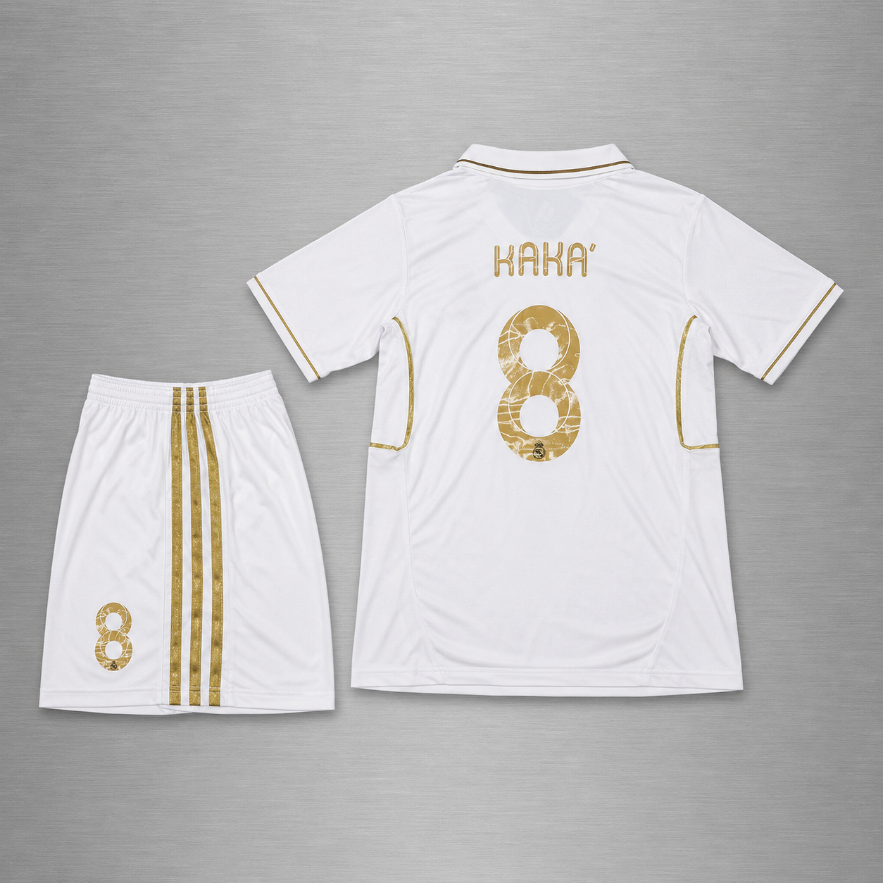 Kit Real Madrid Local Versión Retro 2011-2012 Versión Infantil Niño
