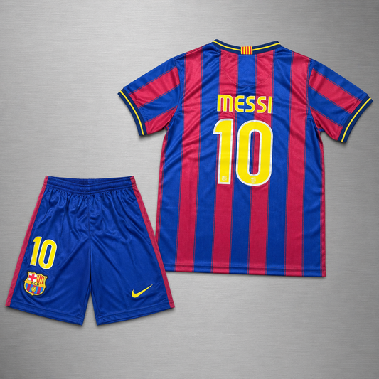 Kit Barcelona Local 2009-2010 Versión Infantil Niño Retro