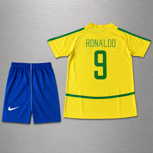 Kit Brasil Local 2002 Versión Infantil Niño Retro